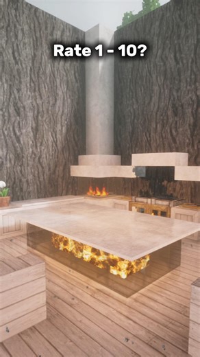 Build aesthetic kitchen🧂 #minecraft #shorts