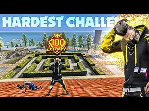 I SPEND 100 HOURS in FREE FIRE for this CHALLENGE