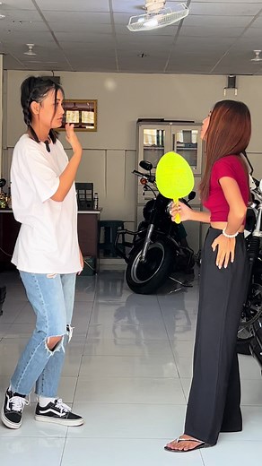 Funny Interaction at Motorcycle Dealership Showroom