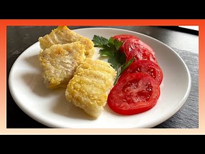 Pan fried Cod fish. Fish fry recipe