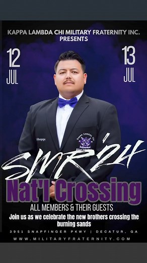 📣 The moment we've all been waiting for is finally here – our fraternity's National Crossing is going down next weekend! 🎉 Get ready to embark on an unforgettable journey of brotherhood, growth, and lifelong memories. ✨ This is your chance to connect with brothers from all corners of the nation, forge unbreakable bonds, and leave your mark on the SMR ‘24 legacy. 🤝 From exciting traditions to inspiring conversations, get ready for a weekend packed with adventure, laughter, and incredible exper