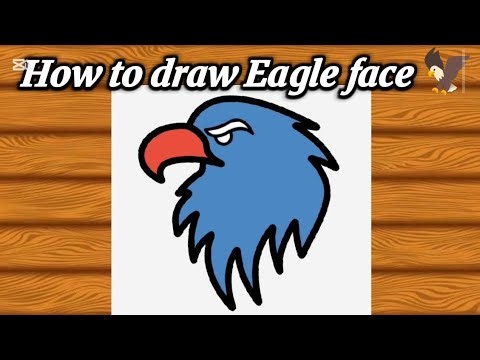 How to draw a Eagle Face 🦅 step by step drawing for beginners 😉