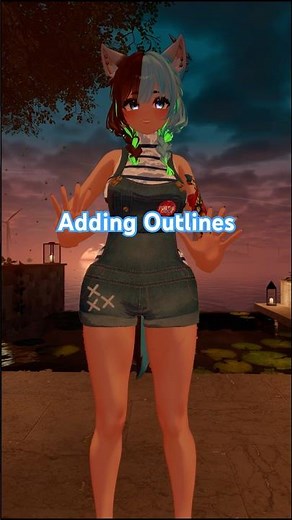 Adding outlines to your avatar in #unity #vrchat #vrc