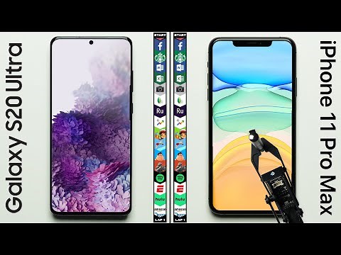 Galaxy S20 Ultra vs. iPhone 11 Pro Max Speed Test