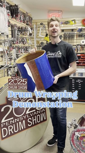 Drum Rewrapping Demonstration at The Pennsylvania Drum Show 🔥 The Drum Marketplace, Showcase & Community Event of the Year! Over 35 Vendors, 3 Drum Clinics, $1000s of Giveaways, Drum Industry Representatives, Professional Drummers & More! Sunday Nov 23rd Noon-7PM: More Info & Tickets Now At DrumsEtc.com! DM or Comment Questions! Want to be a vendor? Space is filling up fast - Call 717-394-3786 📲 #PennsylvaniaDrumShow #2025 #DrumsEtc #DrumShow #Drummers #DrumEvent #DrumClinic #MusicShow #TradeS