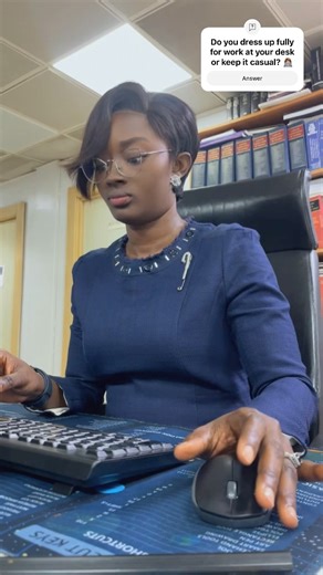 Classy Office Outfit | Working at My Desk ✨ #Shorts