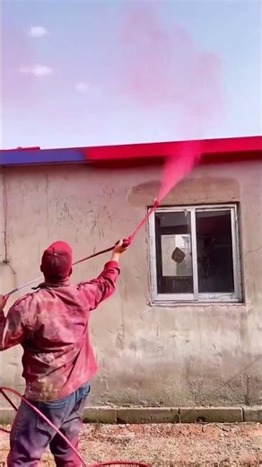 Painting process of aged color steel roof tiles