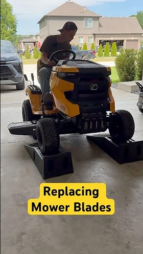 Installing mulching blades on cub cadet xt-1