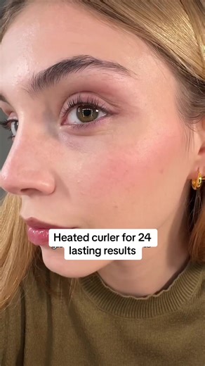 Your lash routine simplified🥹 #heatedlashcurler