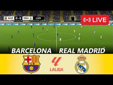 Barcelone contre Real Madrid | EL CLÁSICO | Liga 2026 | PES 21 Simulation Video Game