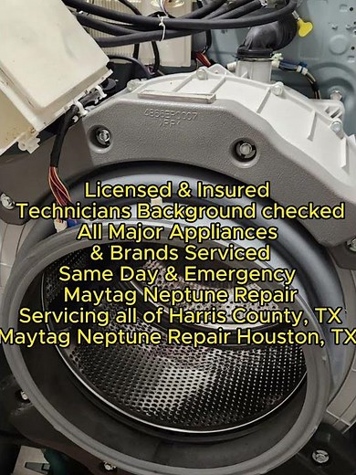 Maytag Neptune Repair Houston, TX 281-915-3457