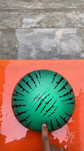 Experiment: Dropping a watermelon water balloon down the stairs, does it explode?