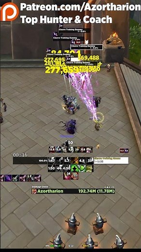 S2 Dark Ranger Marksmanship M+/AoE Burst Opener - Azortharion #worldofwarcraft #gaming #wow #twitch