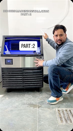 Ice cube machine installation | Mother Refrigeration & Airconditioning ludhiana