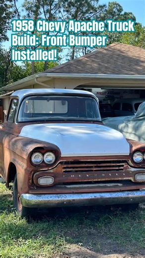 1958 Chevy Apache Truck Build: Front Bumper Installed!