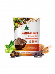 Buy Natural Hair Shampoo With Amla, Reetha, Shikakai And Methi Dana Powder -  - Personal Care for Unisex