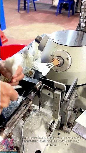 Automatic badminton shuttlecock making machine #tools #shorts #viral #creative #video