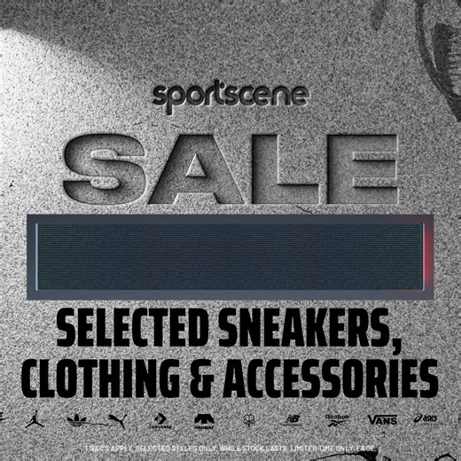 🚨 Bigger drop. Bigger savings. 🚨 Our biggest sale just levelled up - now get UP TO 60% OFF selected sneakers, clothing & accessories. This is your sign to load up while the heat lasts. Shop in all sportscene stores, on the Bash mobi app or online: https://bit.ly/3BOeSNV Discount applied to original prices. While stocks last. Ts & Cs apply. E&OE. | sportscene