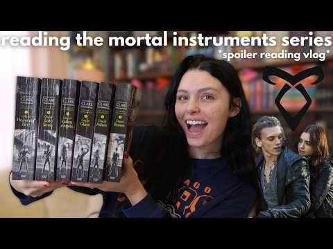 reading the entire mortal instruments series📖🗡️ ✨ *spoilers*
