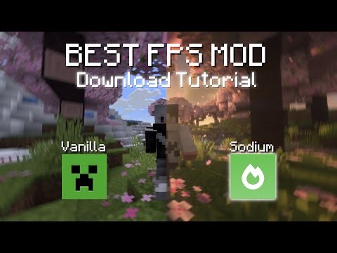 BEST FPS BOOSTER MOD - Sodium download tutorial