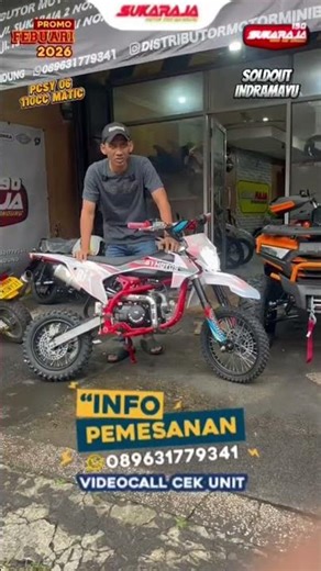TRAIL PCSY 110CC MATIC SOLD TO INDRAMAYU, WEST JAVA //089631779341 #motorminibandung #shorts