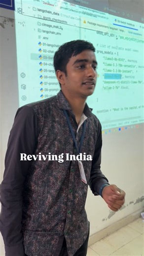 Reviving India - Transforming Lives Digitally on Instagram: "#revivingindia #revin #python #trendingreels #robotics #ai #iot #trendy #powerbi #datascience"