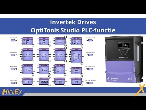Invertek Drives: OptiTools Studio PLC function