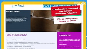 #Le_saviez_vous 📢 Contribution Vie Etudiante et de Campus (CVEC) La #CVEC concerne les étudiants français et étrangers, qui vont suivre une formation initiale dans un établissement d'enseignement supérieur, qu'il soit public ou privé. ▶️ Chaque étudiant doit impérativement avoir reçu son attestation de paiement (un montant de 105 Euros pour la rentrée 2025/2026) ou son attestation d'exonération avant de finaliser l'inscription administrative au sein de son établissement. ▶️ Il est possible le f