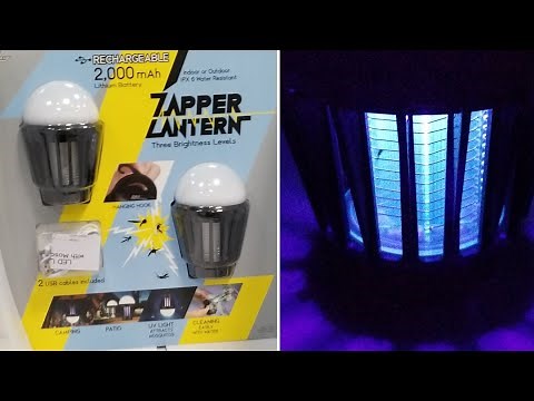 Costco Zapper Lantern (Portable Rechargeable Mosquito Zapper and Light) Review