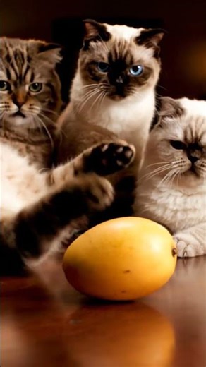 ASMR: Cat Chaos & Fruit Fiasco! (Macro Kitty Antics)