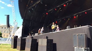 Jessie Buckley's soundcheck with the glorious Kenwood House in the background. | HeritageLive Festivals | Facebook