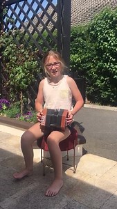 16 reactions | Ellen kicked off our series of videos for Laois County Fleadh yesterday morning on tin whistle. Here she is on concertina which she has only recently taken up. | Spink Comhaltas | Facebook