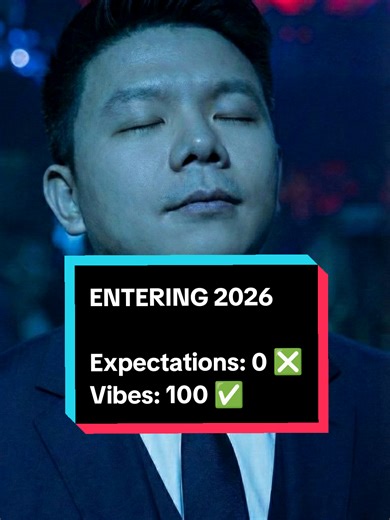 ENTERING 2026 Expectations: 0 ❎ Vibes: 100 ✅ #happynewyear2026 #happynewyear #johnhamm #turnthelightsoff #inspirasean