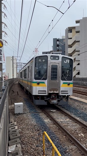 南武支線E127系0番台【到着】