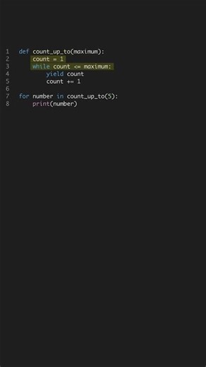 Master Python Generators in 40s - Efficient Coding #shorts