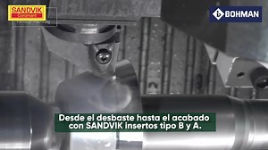 SANDVIK con su tecnología INVEIO en sus insertos tipo A y B desde el desbaste hasta el acabado. El nuevo método de torneado permite maquinar en todas las direcciones. *Mayor velocidad *Mayor avance *Mayor vida útil de la herramienta. *Mayor productividad #bohman #sandvik #mecanizado #acero #aceroherramienta #fresado #machuelo #broca #inserto #industria #industrial #torno #machining Correo electrónico:ventasgye@bohman.com.ec, ventasqn@bohman.com.ec Llámanos en Ecuador al 593 (04) 39 51 777, 593 9