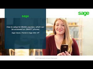 Sage Classic & Premier Payroll - How to setup for Mobile payslips