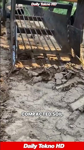 Breaking Up Hardpan Soil Like a Boss! 💪 #RockBucket