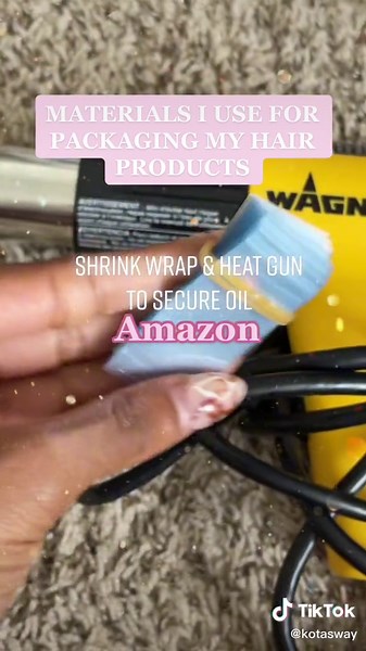 Materials I use to package my hair oils 🤎 RESTOCK 9/1 2PM EST naturallytonic.com #smallbusinesscheck #smallbusiness #hairtok #hairoiling #hairoil