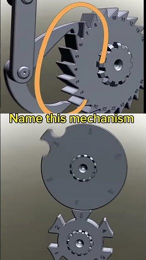 Ratchet &Pawl vs Geneva Mechanism Explained|Intermittent Motion Systems in Engineering#viral#machine