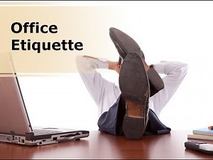 Office Etiquette Powerpoint Presentation - New Sample @ReadySetPresent.com