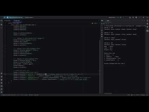 Tugas 08 Pemprograman Java OOP - Operasi Array List
