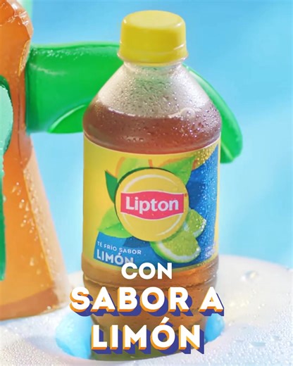 Disfruta el refrescante sabor de Lipton, té frío con sabor a limón. 🍋‍🟩✨ | Lipton Ice Tea