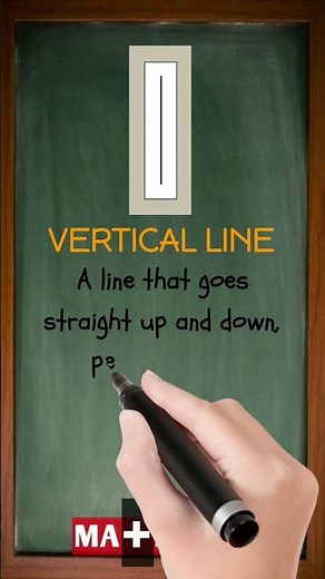 What is a Vertical Line in Math? | Learn Math in 10 Seconds