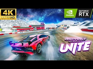 Asphalt Legends Unite, but it's SUPER SMOOTH at 144 FPS with MAX GRAPHICS (4K)