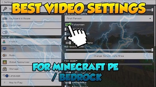 Best Minecraft Bedrock video settings in 2021