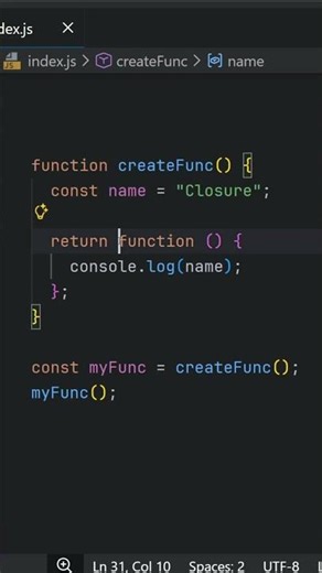 Замыкание — как это работает на самом деле #javascript #программирование #js #frontend #backend