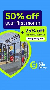 Save 50% Off Your First Month And 25% The Next 2 Months, Plus No Joining Fee To Sweeten The Deal! | The Gym Group