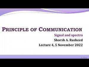Communication (chapter 4)