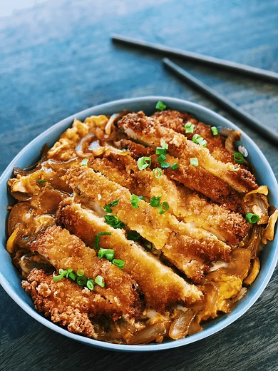 Chicken Katsu Don - Chicken Cutlet Rice Bowl